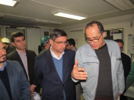 بازدید استاندار محترم همدان از مجتمع فولاد ویان